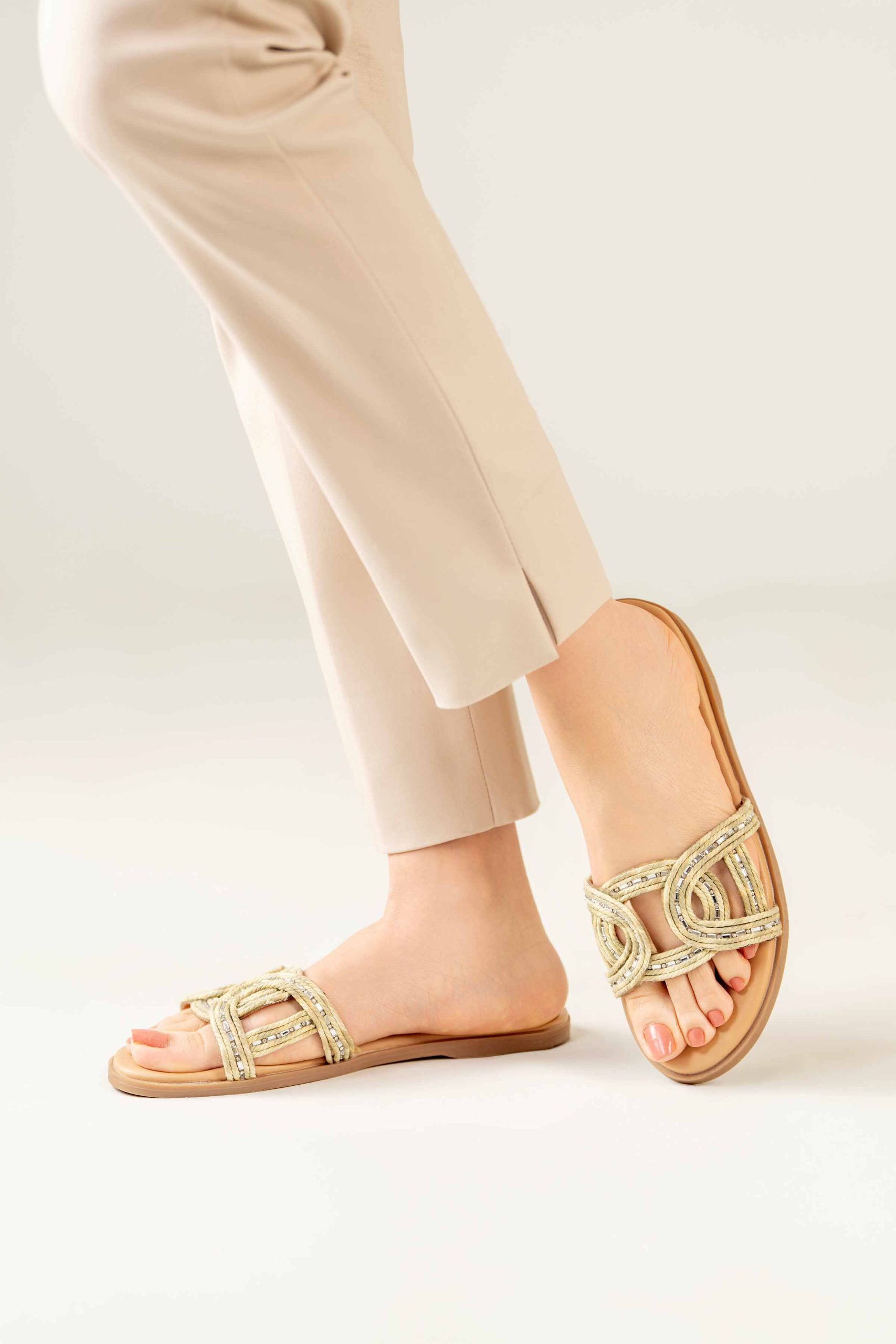 Light Green Chappal-440622904 - Image 3