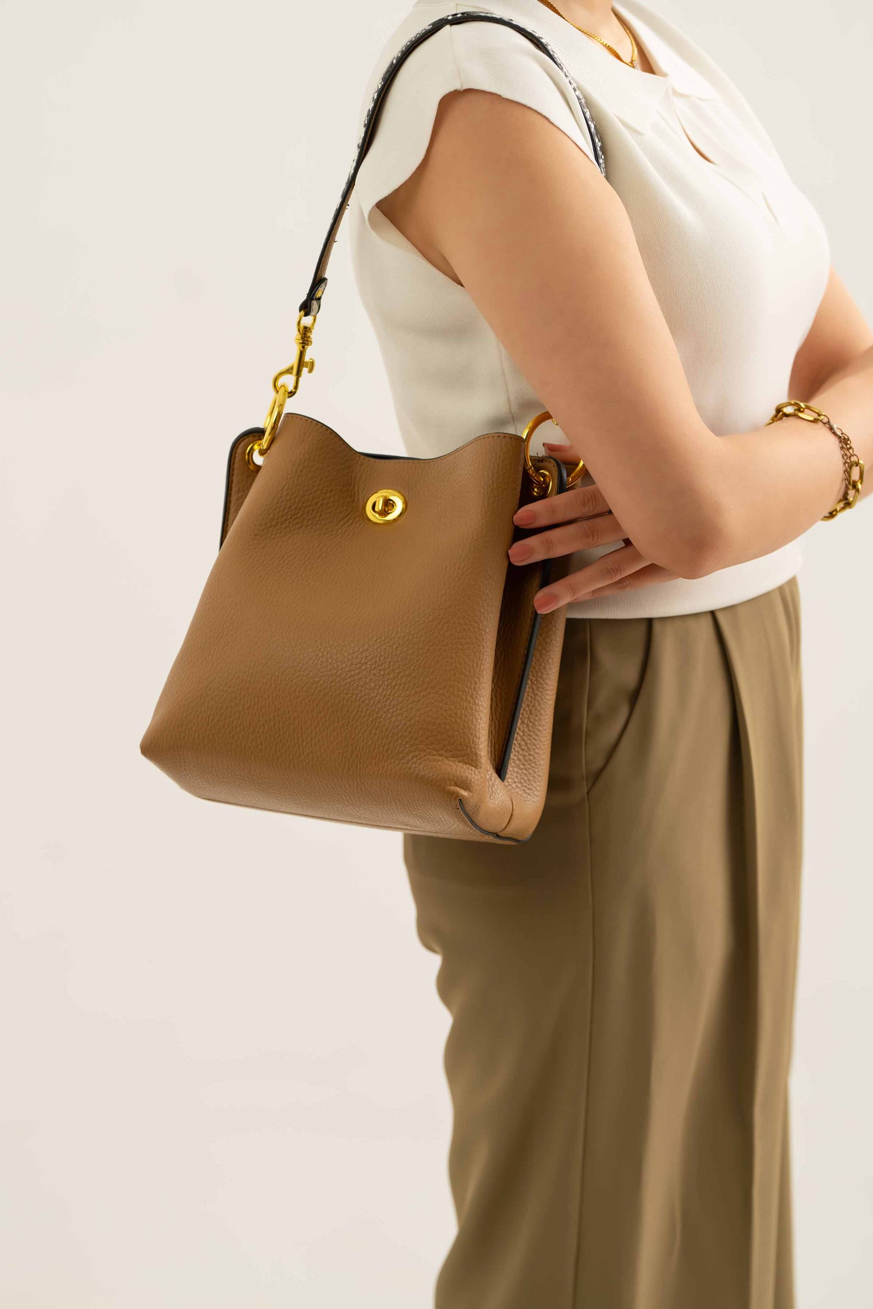 Brown Shoulder Bag-441002113 - Image 2