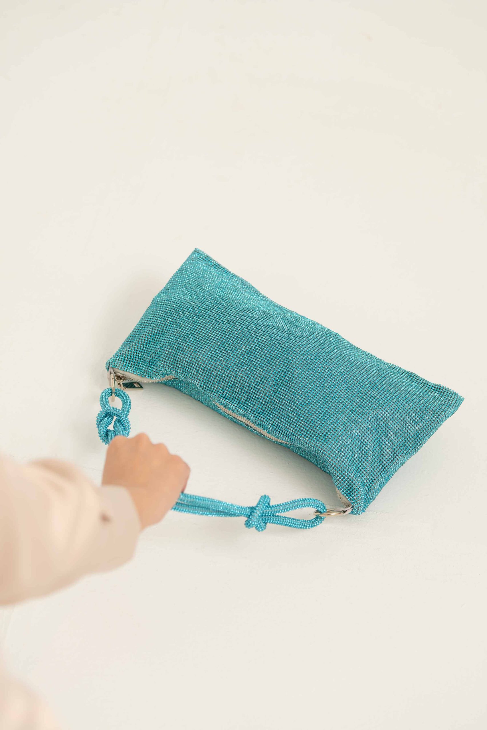 Light Blue Clutch-441142108 - Image 4