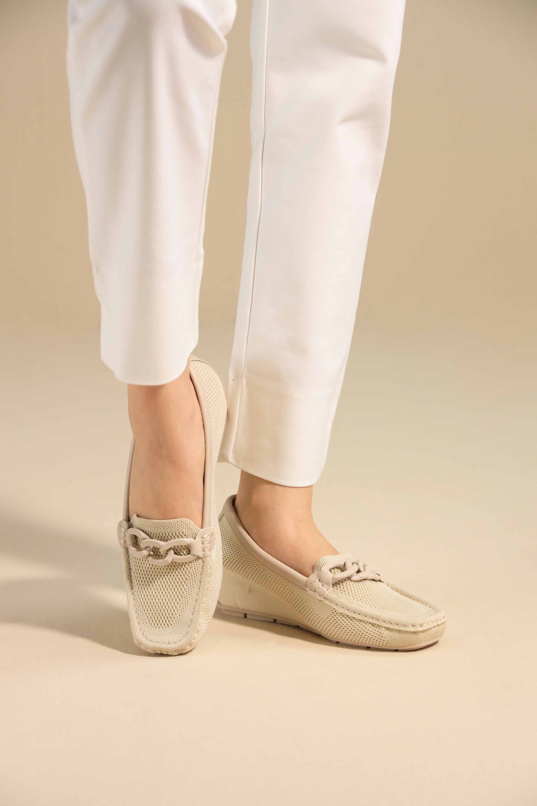 Beige Loafers-443062918 - Image 5