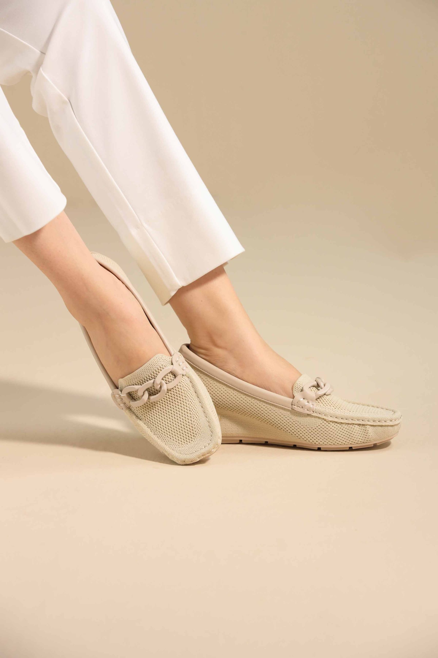 Beige Loafers-443062918 - Image 4