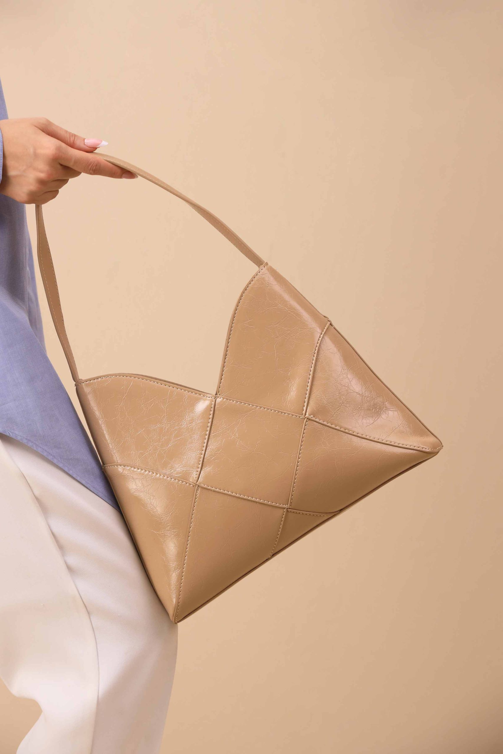 Beige Shoulder Bag-443212118 - Image 3