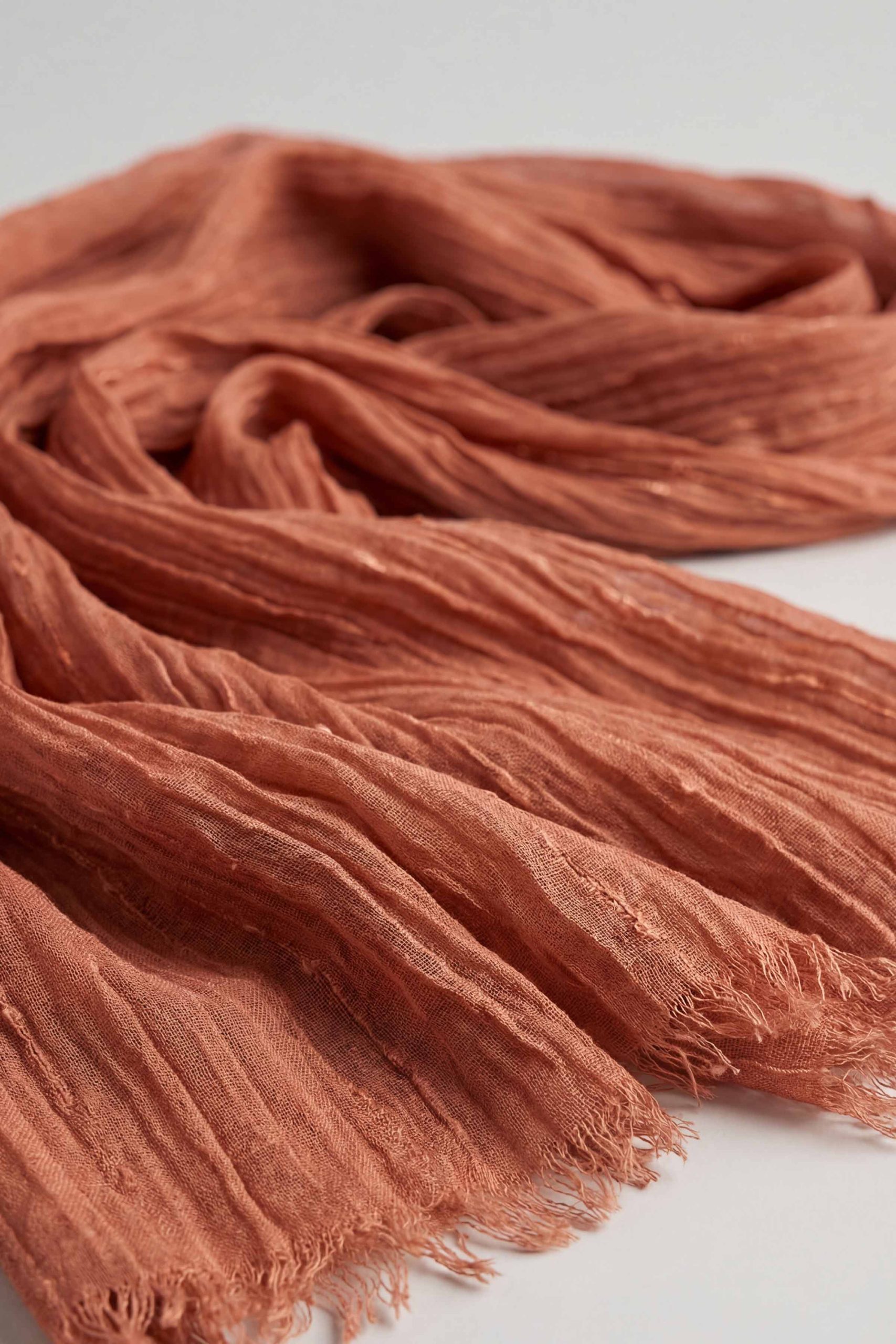 Orange Women Scarf-443382106 - Image 3