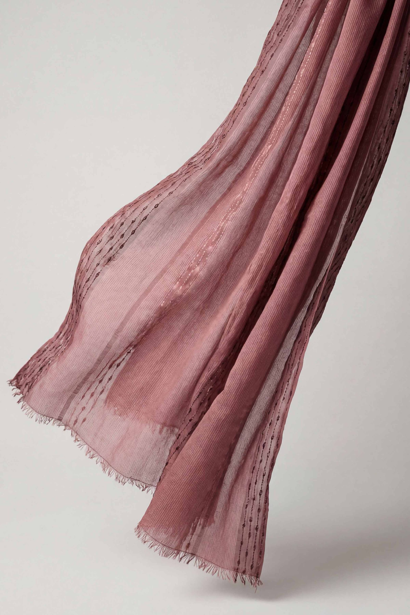 Dark Pink Women Scarf-443402114 - Image 5