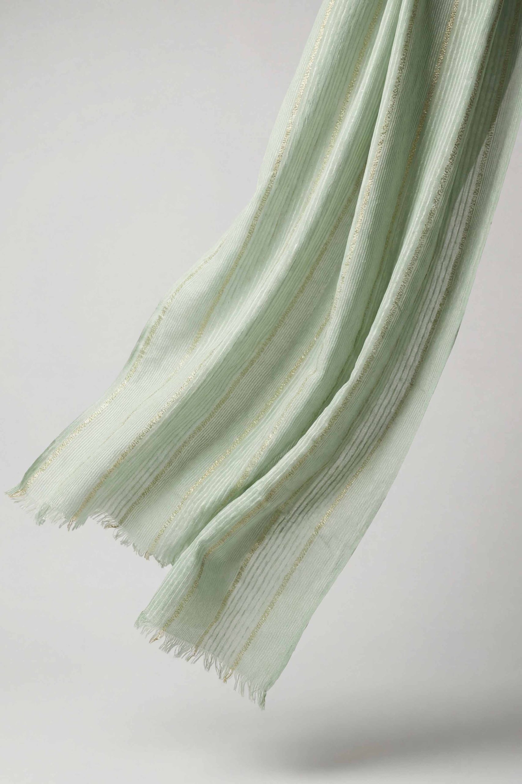 Green Women Scarf-443412104 - Image 3