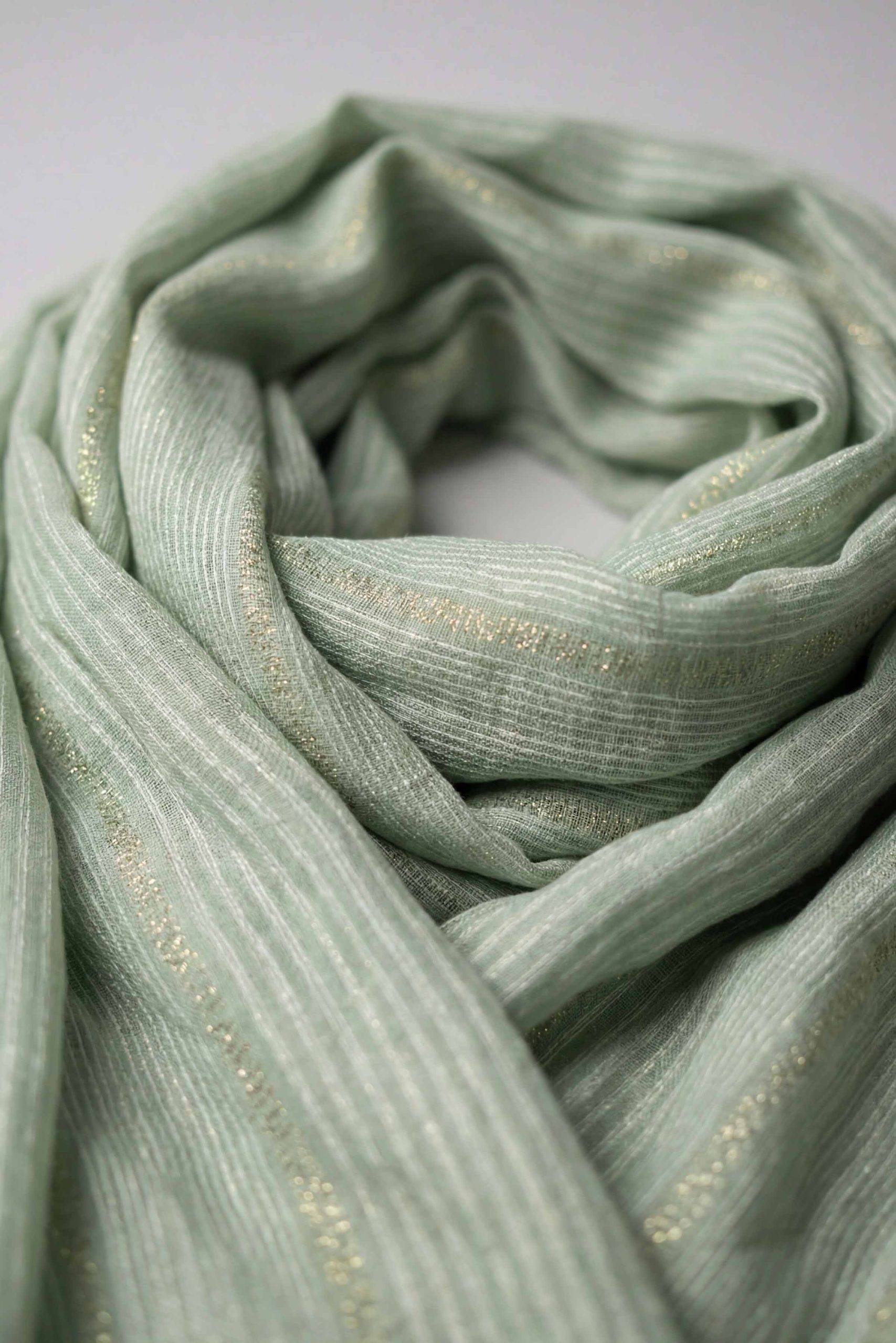 Green Women Scarf-443412104 - Image 4