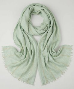 Green Women Scarf-443412104