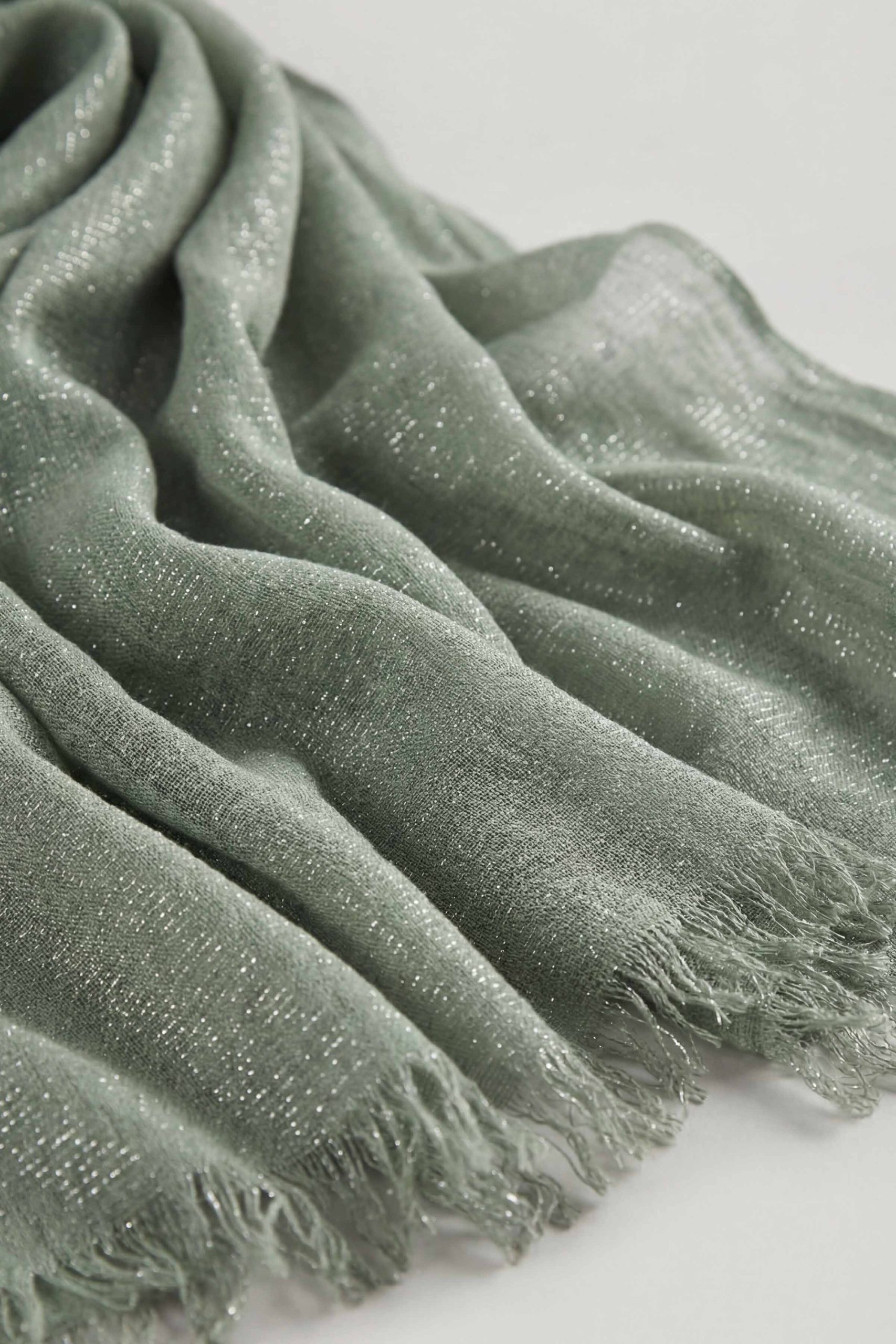 Green Women Scarf-443432104 - Image 4