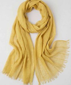 Yellow Women Scarf-443442102