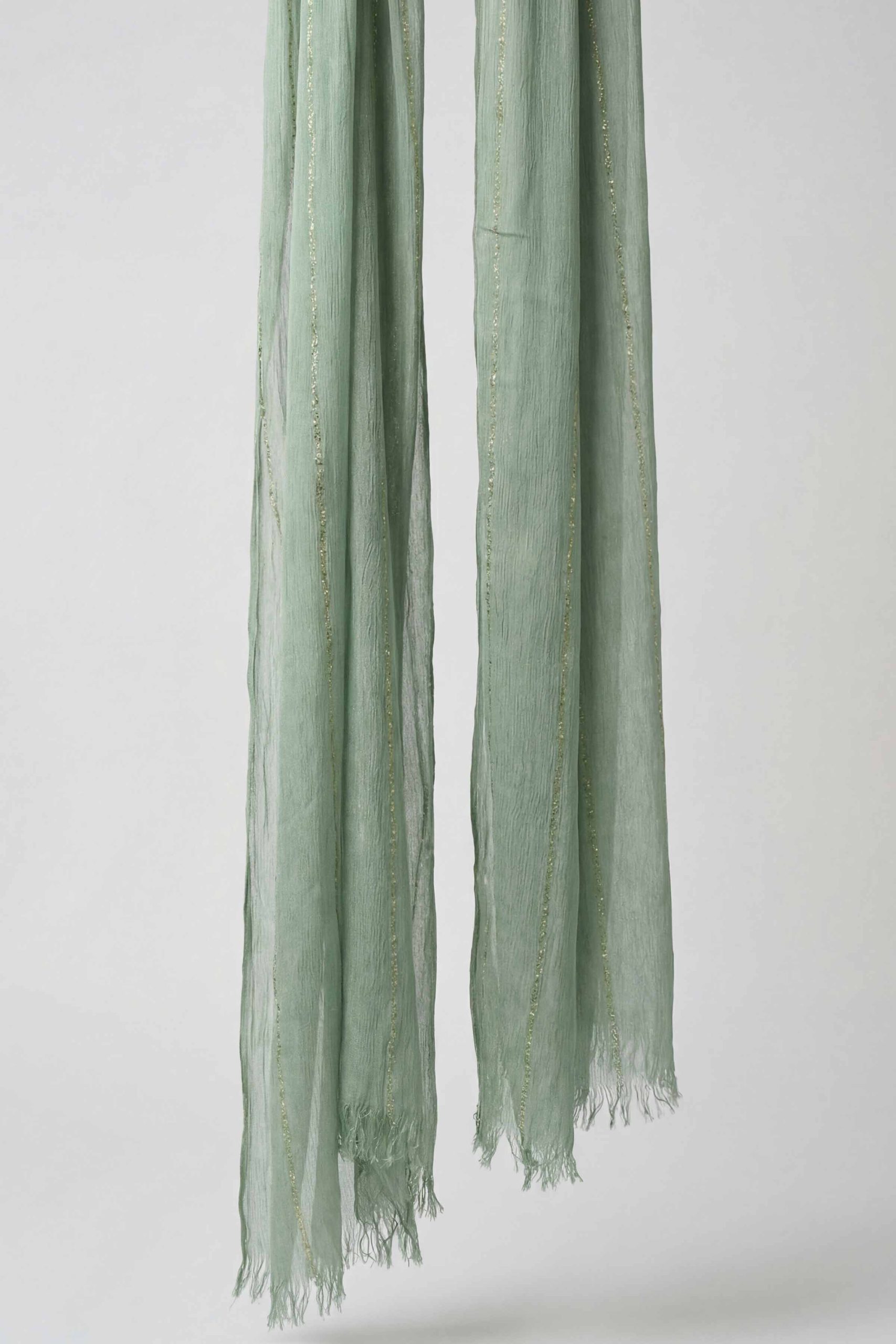Green Women Scarf-443442104 - Image 4