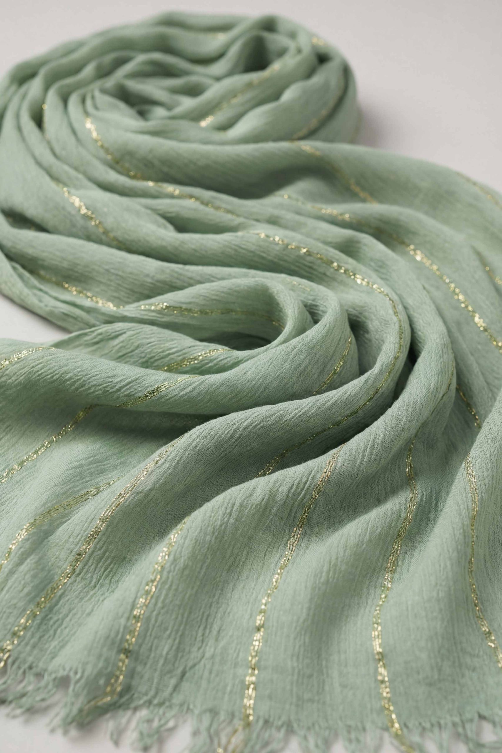 Green Women Scarf-443442104 - Image 5