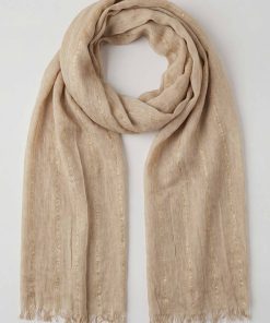 Beige Women Scarf-443442118