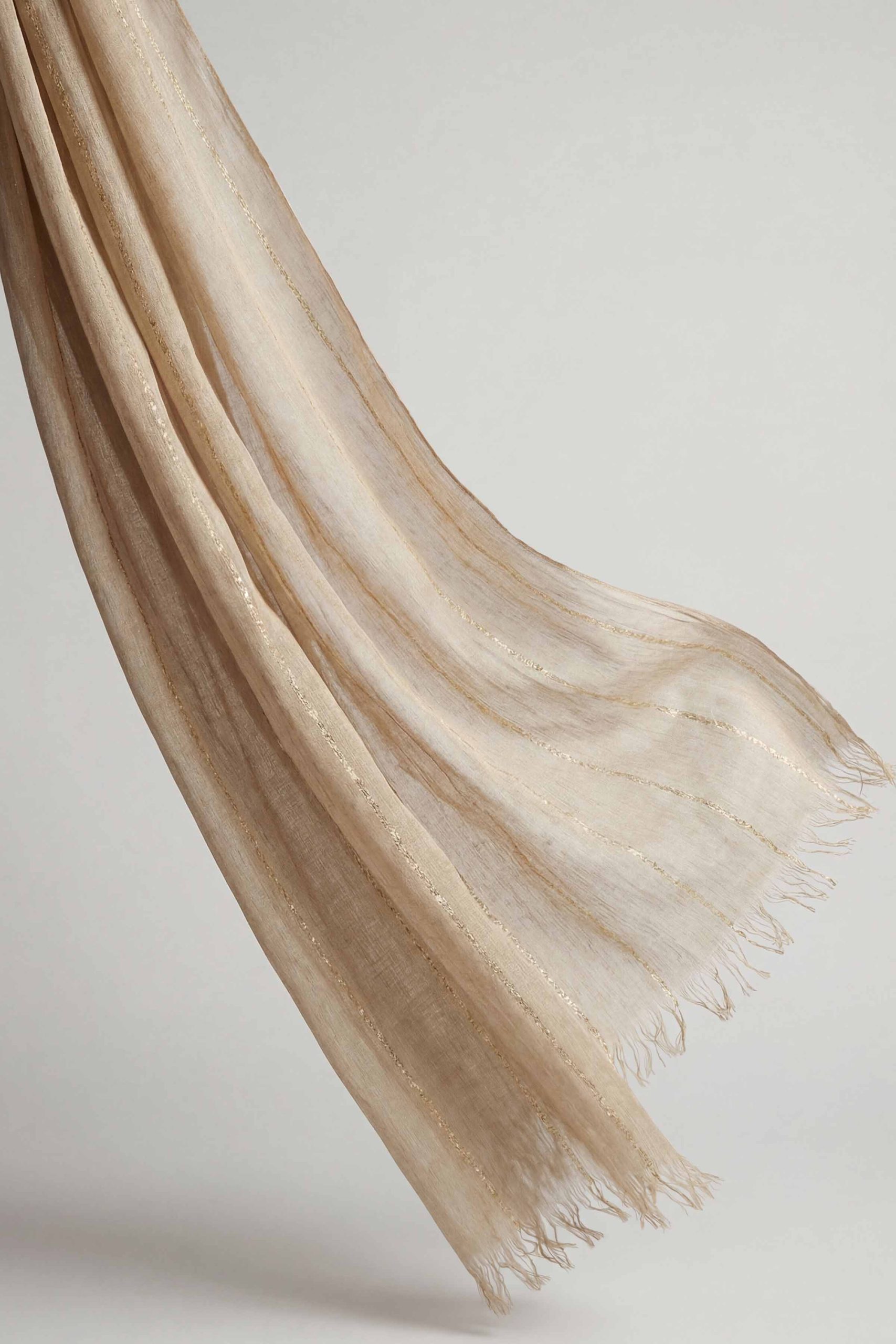 Beige Women Scarf-443442118 - Image 4