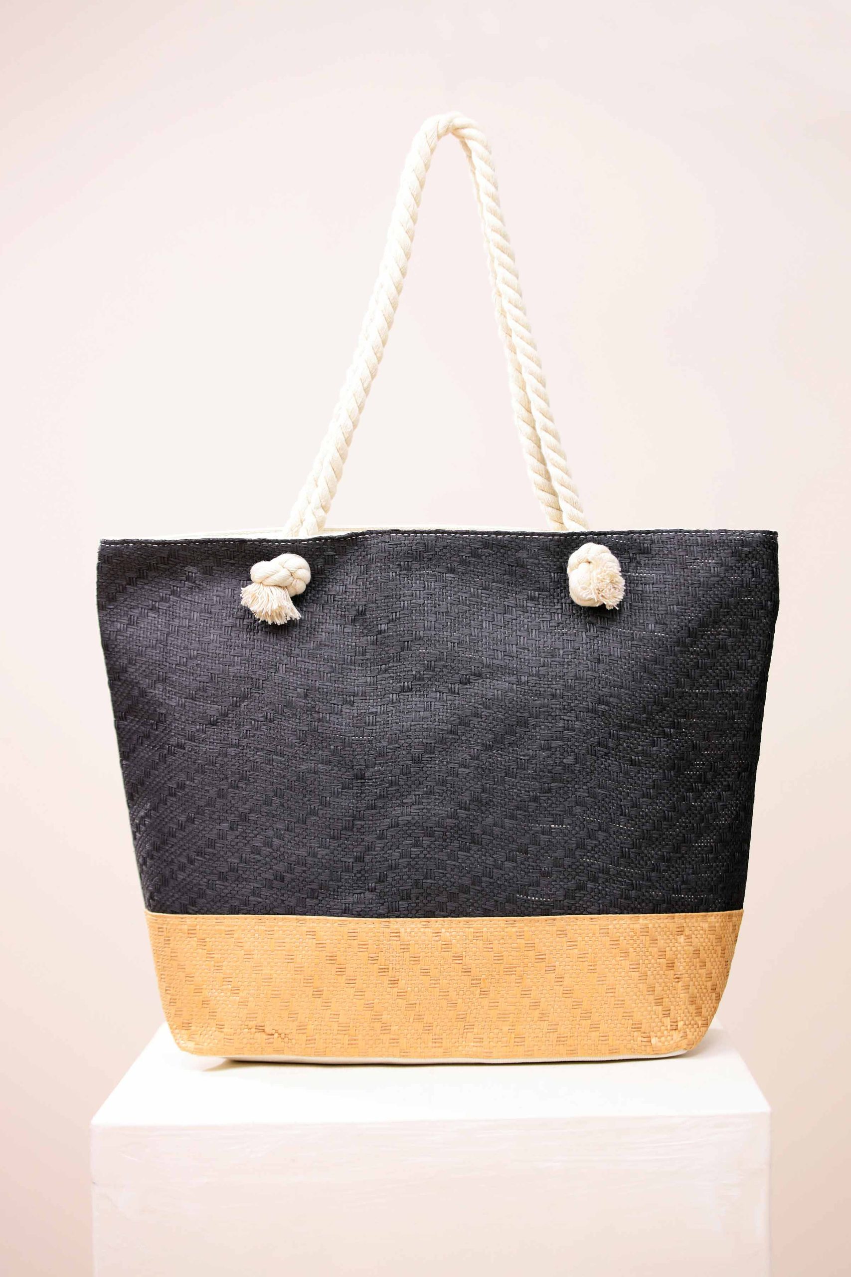 Black Tote Bag-443462103 - Image 3