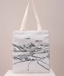Off White Fabric Bag-443722107