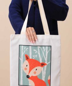 Off White Fabric Bag-443742107