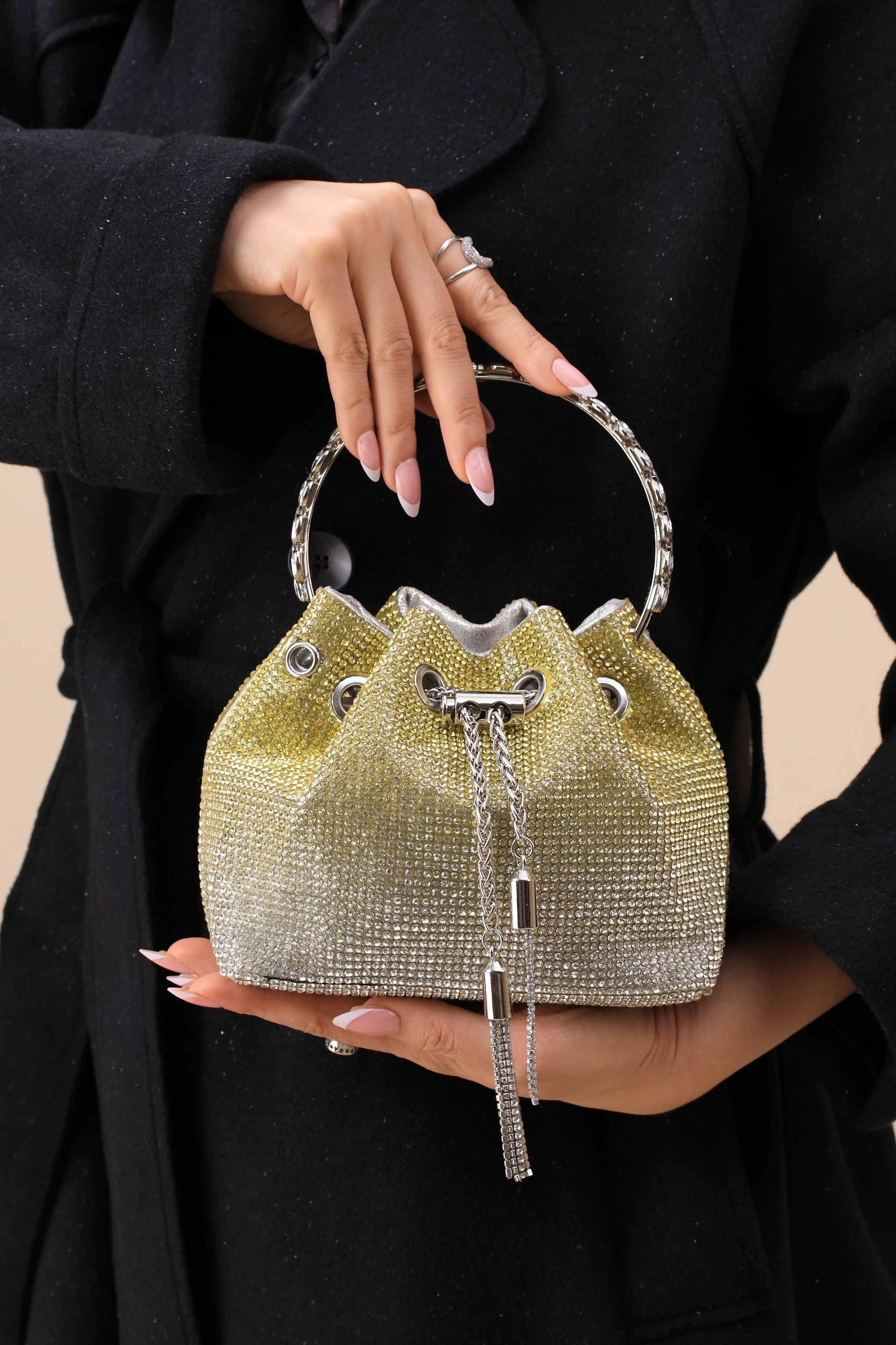 Gradient Gold Clutch-444102119 - Image 5