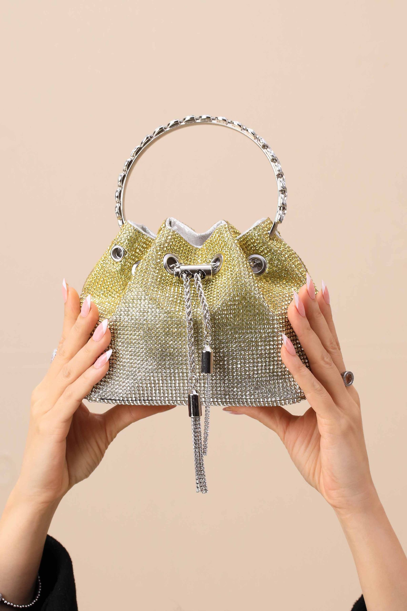 Gradient Gold Clutch-444102119 - Image 2