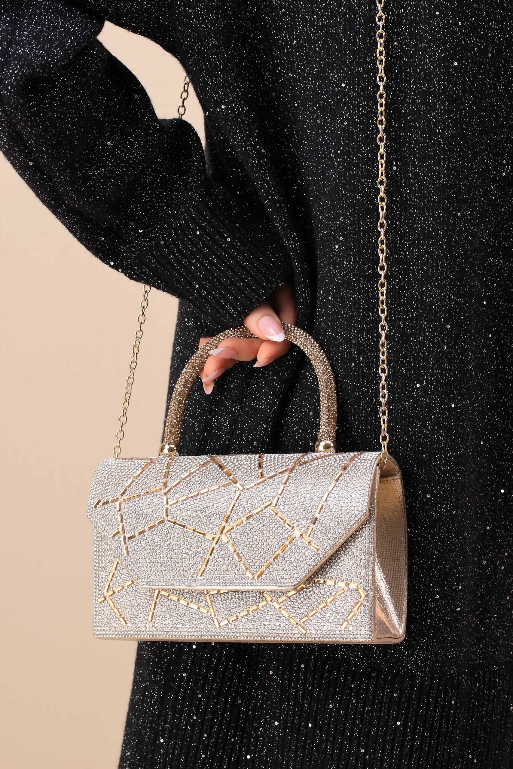 Gold & Silver Clutch-444132119 - Image 2