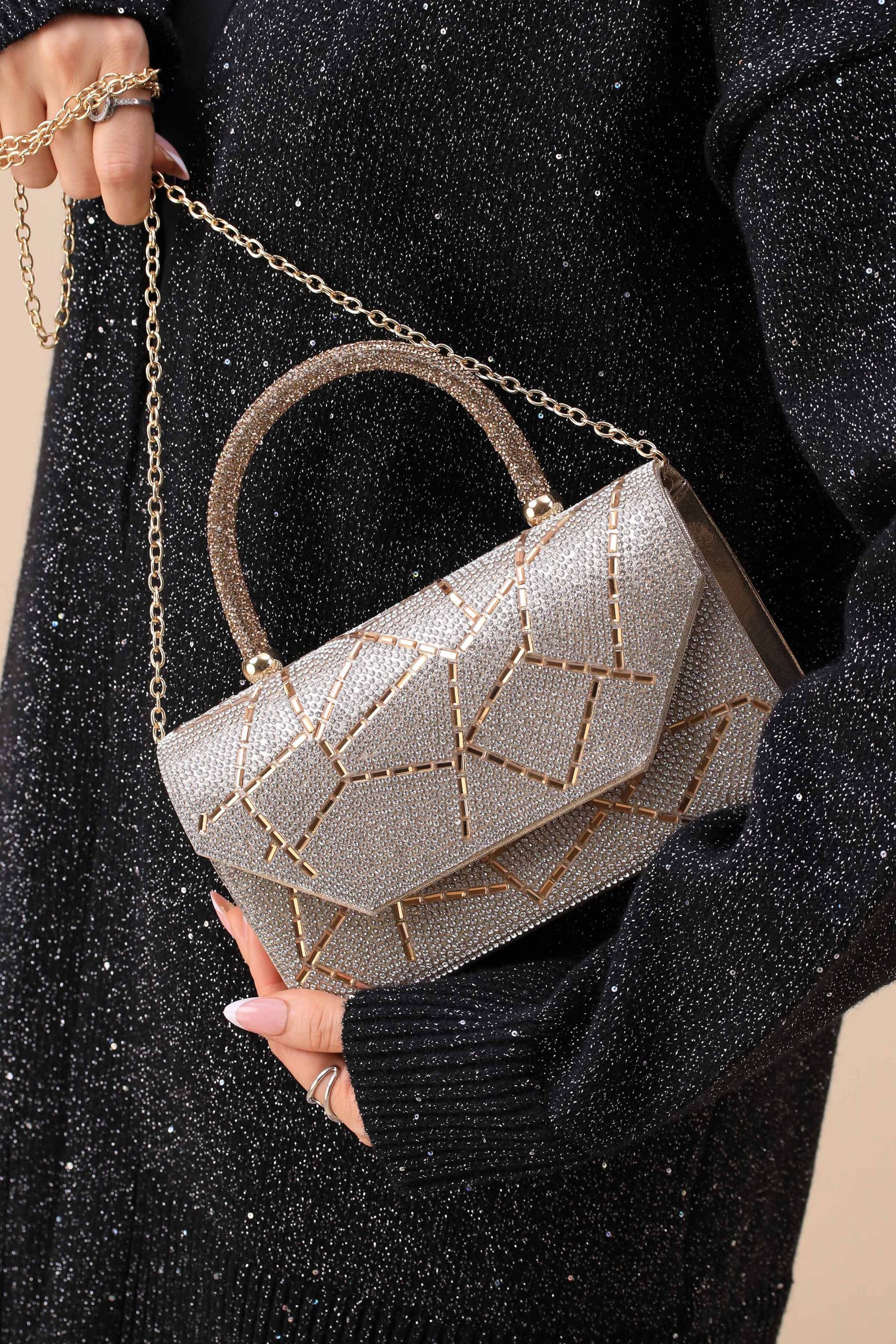 Gold & Silver Clutch-444132119 - Image 3