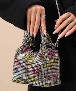 Silver Yellow Clutch-444182102