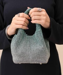 Gradient Green Clutch-444182104