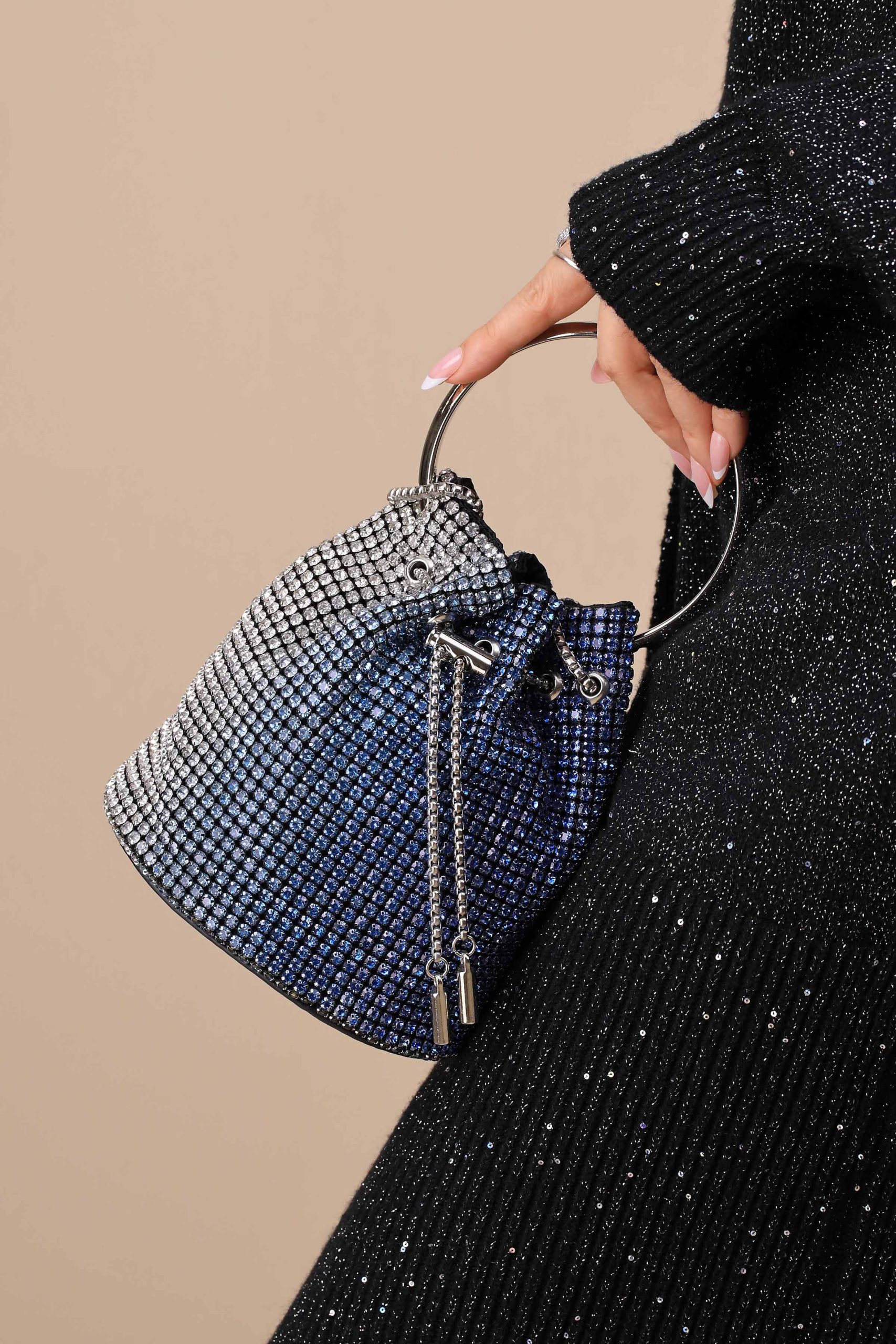 Gradient Blue Clutch-444272108 - Image 5