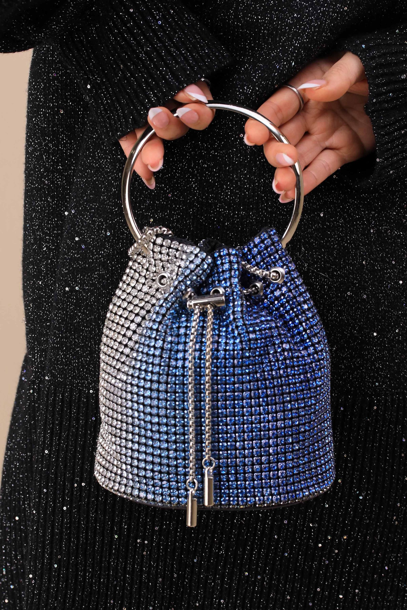 Gradient Blue Clutch-444272108 - Image 3
