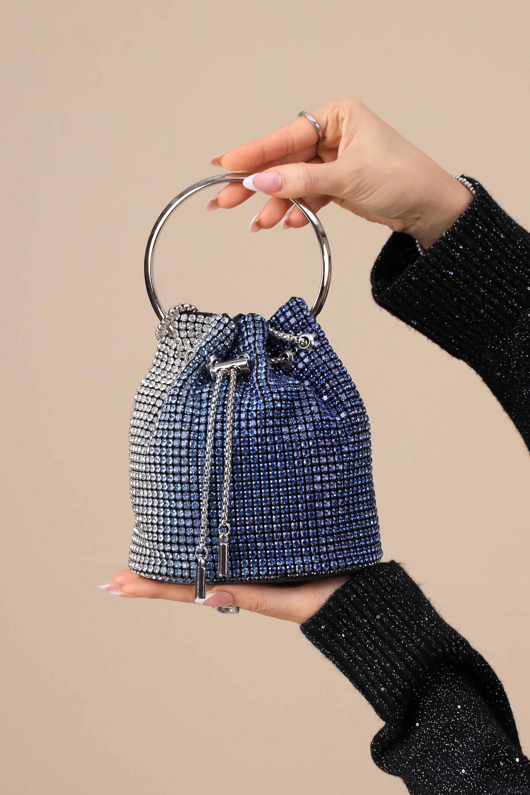 Gradient Blue Clutch-444272108 - Image 4