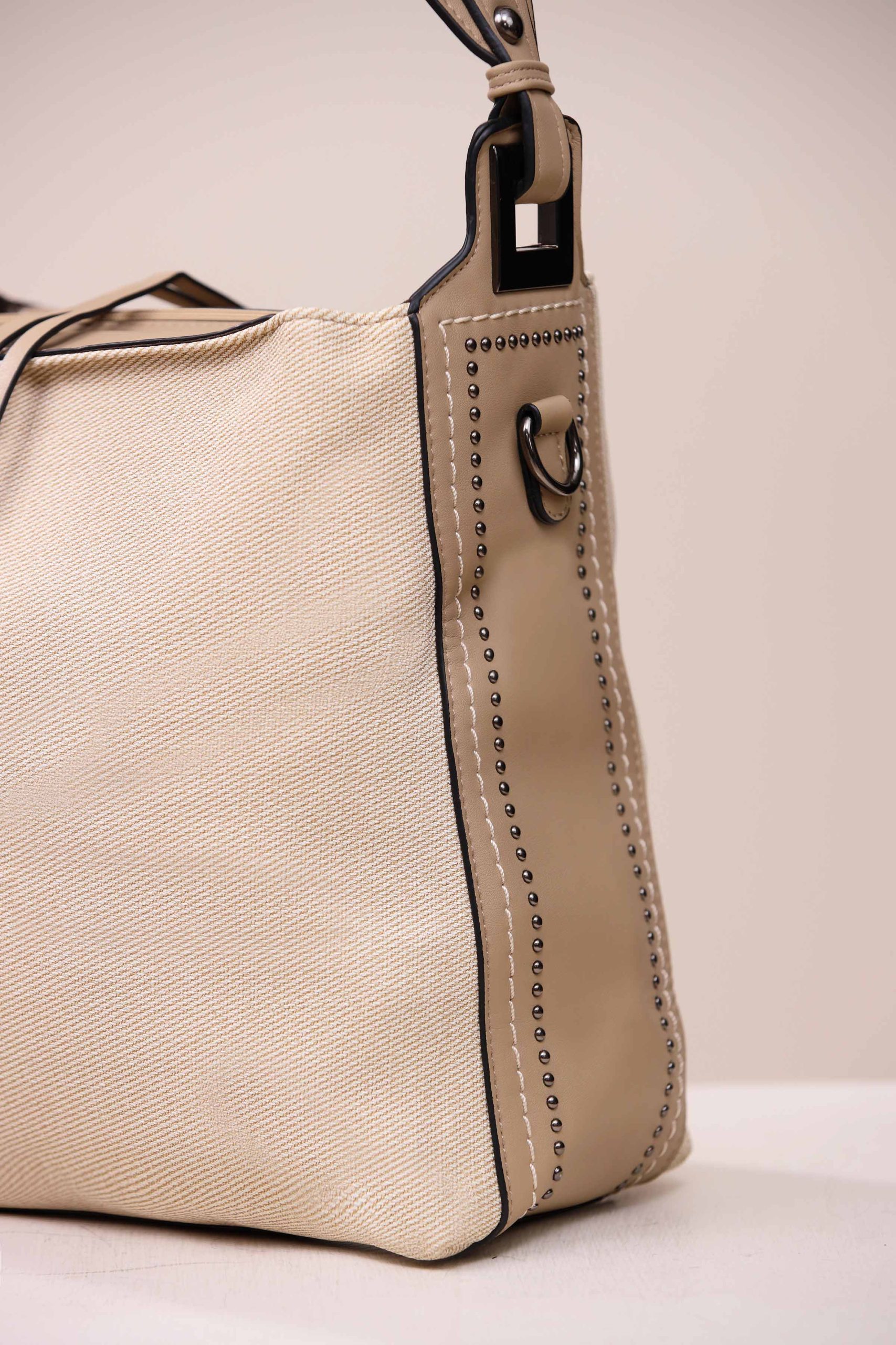 Khaki Hand Bag-444322130 - Image 4