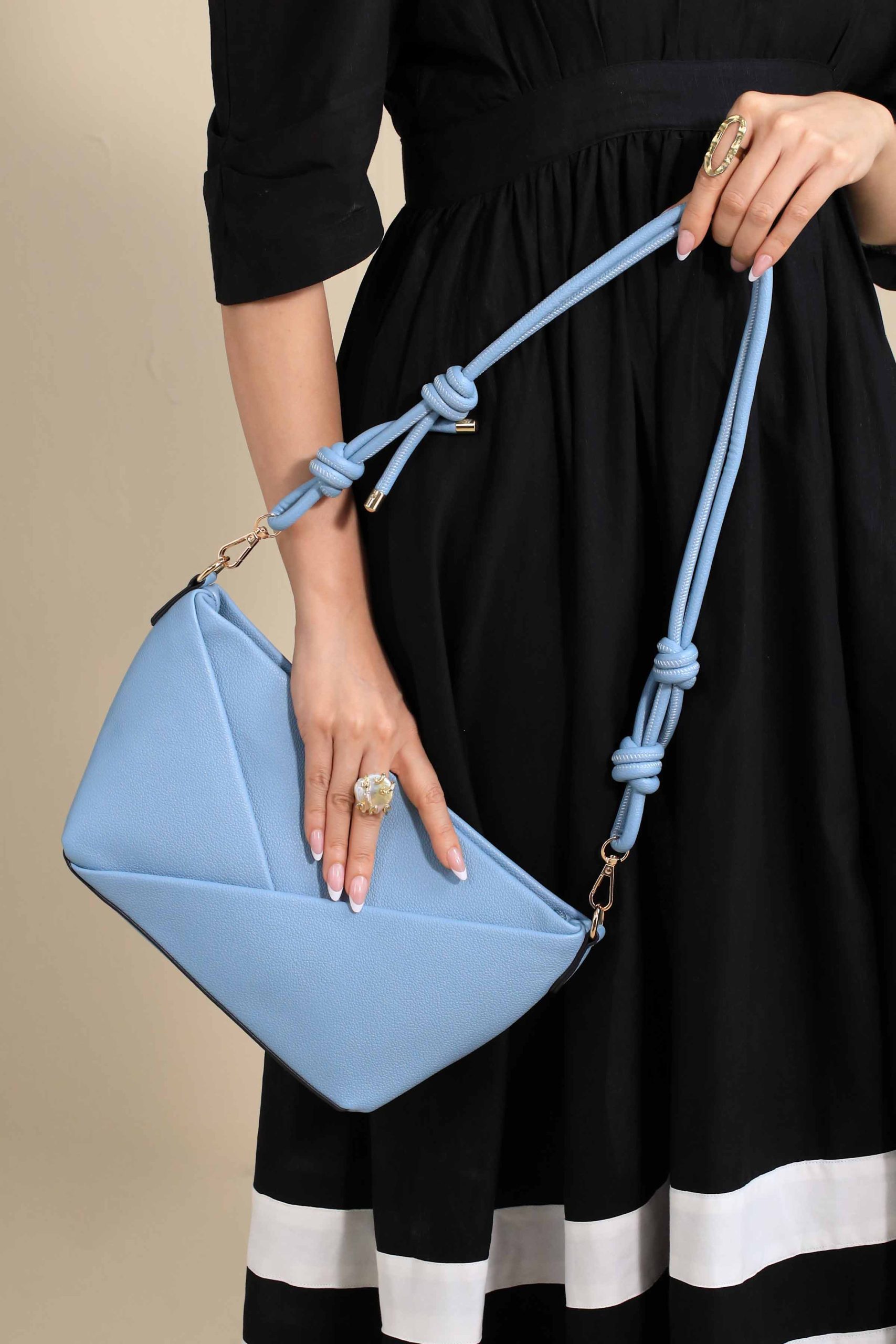 Blue Shoulder Bag-444402108 - Image 5