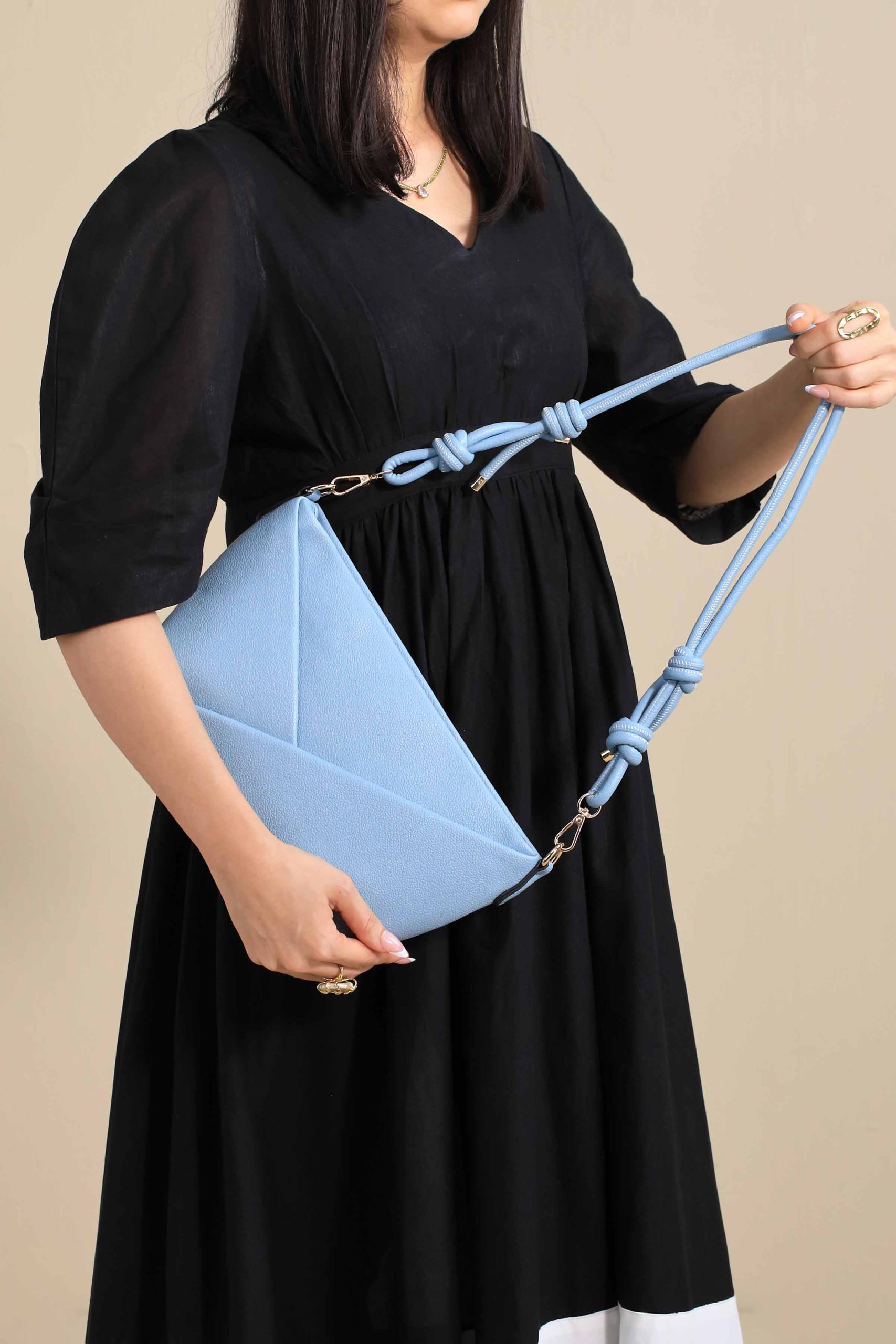 Blue Shoulder Bag-444402108 - Image 4