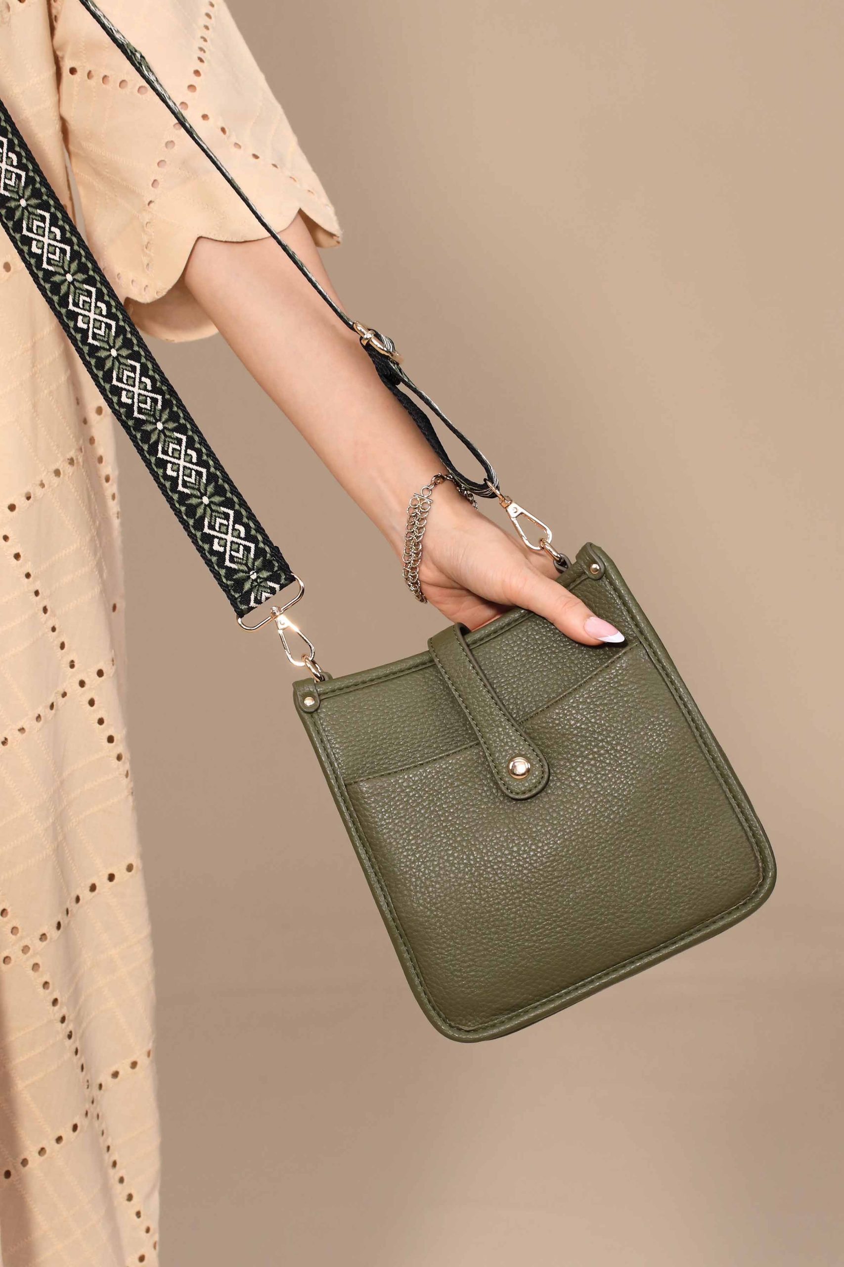 Green Shoulder Bag-444762104 - Image 2