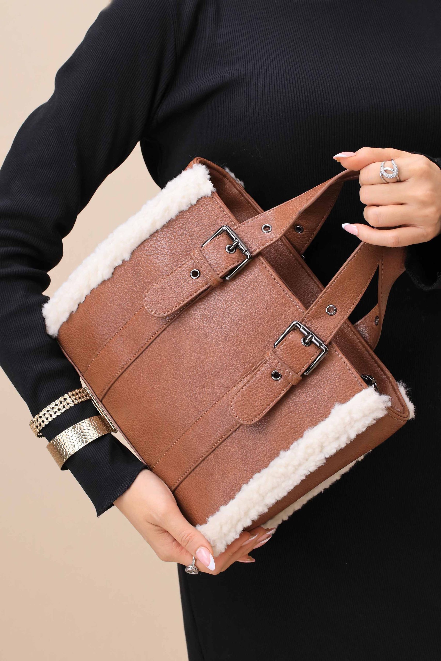 Brown Tote Bag-444792113 - Image 5