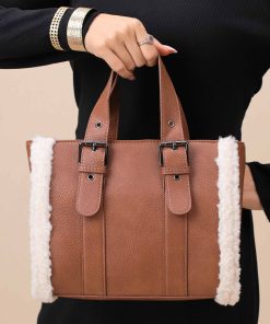 Brown Tote Bag-444792113