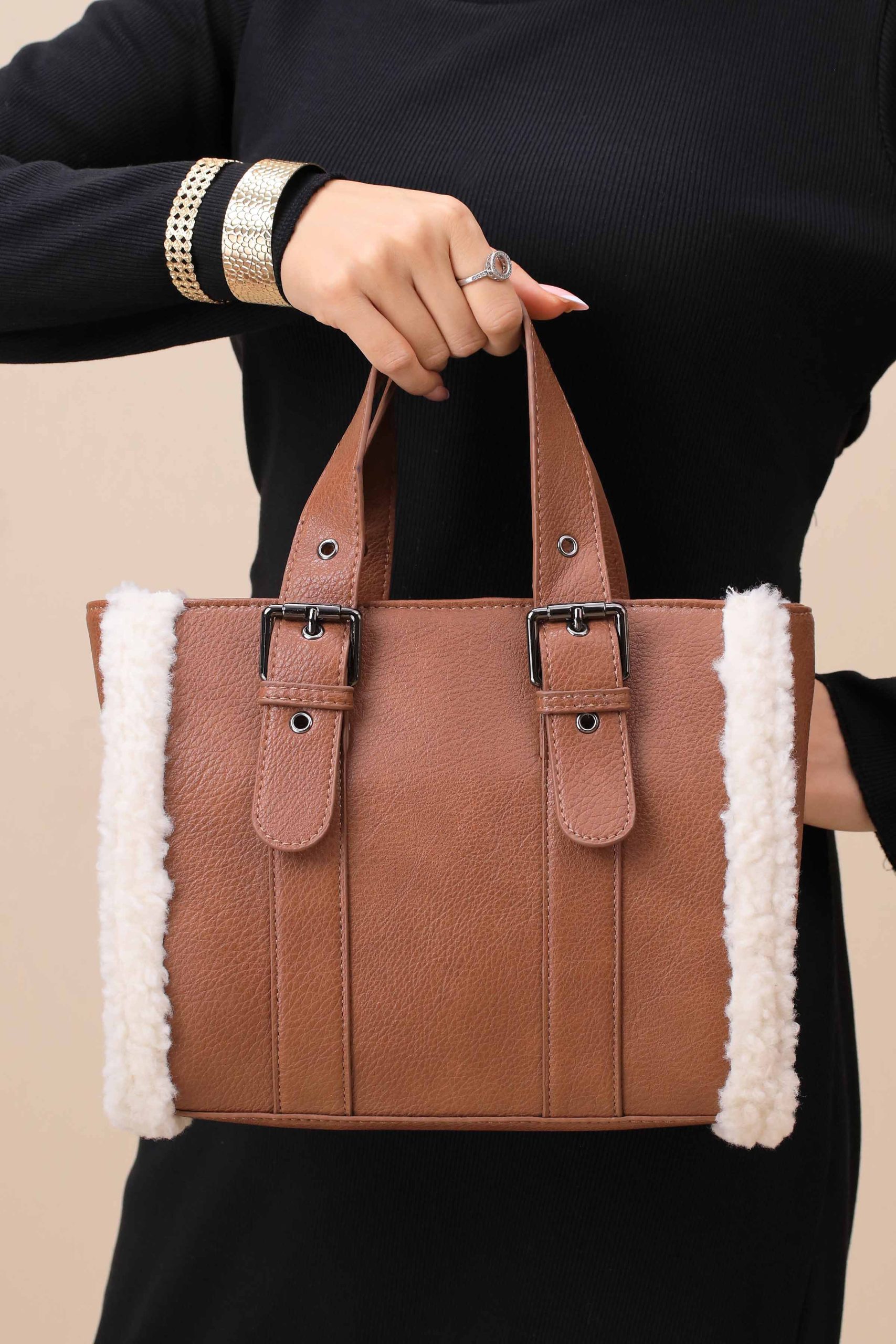 Brown Tote Bag-444792113