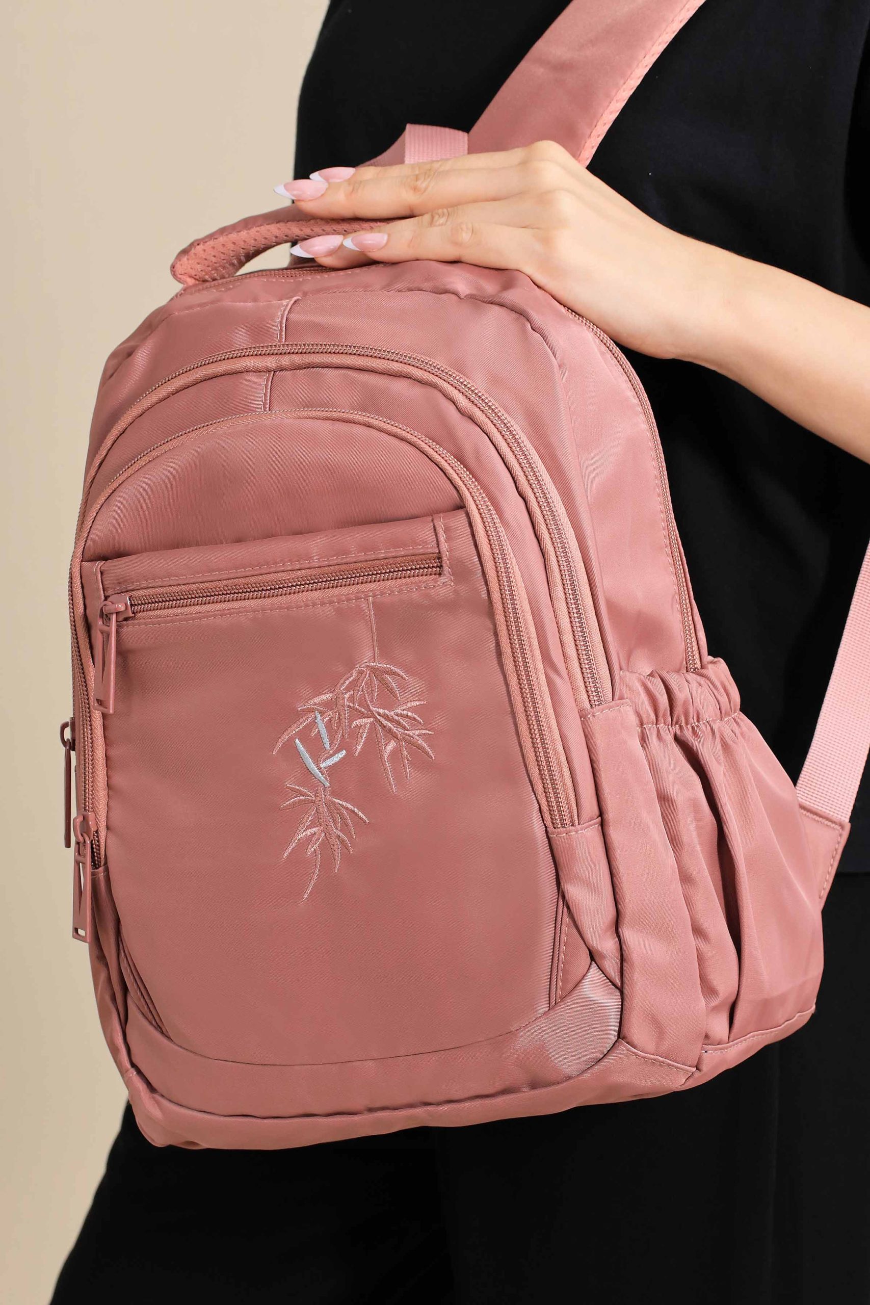 Dark Red Back Pack-445152101 - Image 5