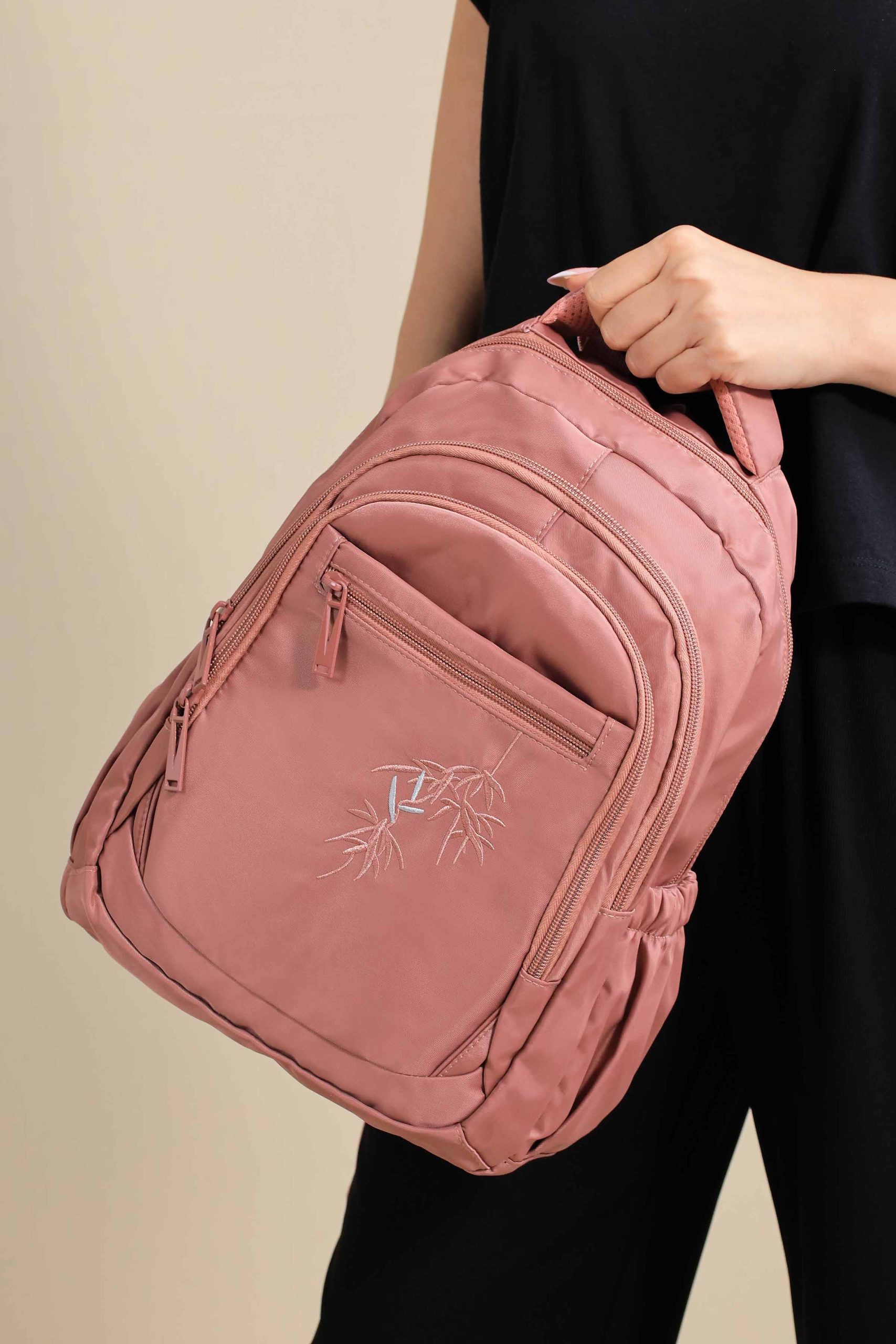 Dark Red Back Pack-445152101 - Image 4