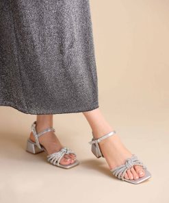 Silver Block Heels-445192920
