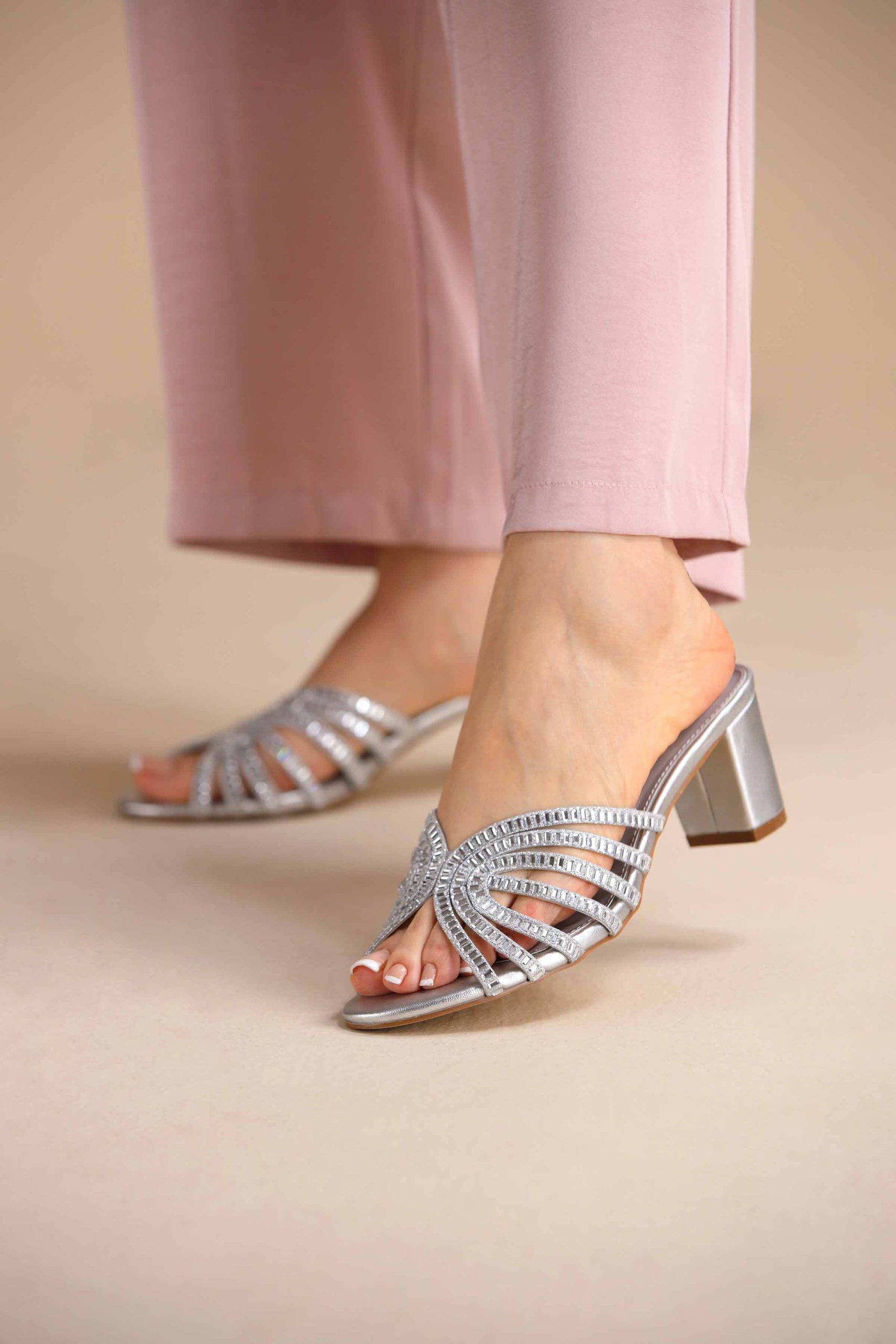 Silver Block Heels-445272920 - Image 3
