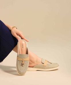Khaki Mules-445392930