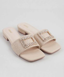 Beige Chappal-445402918