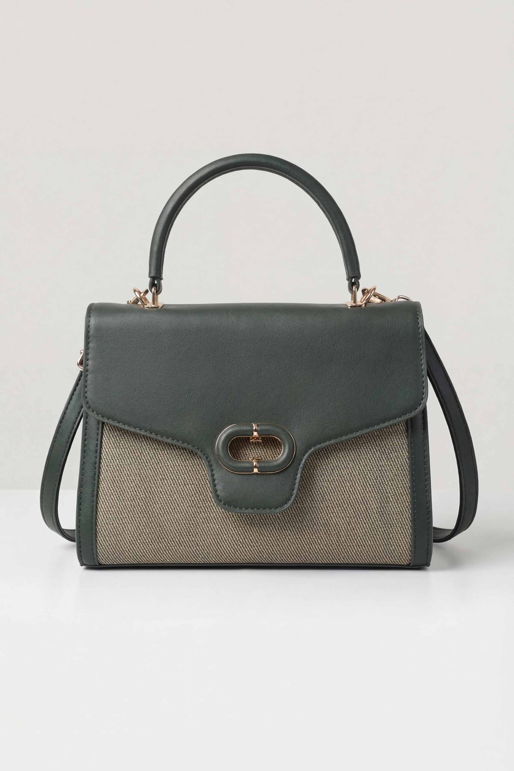 Army Green Shoulder Bag-445532104