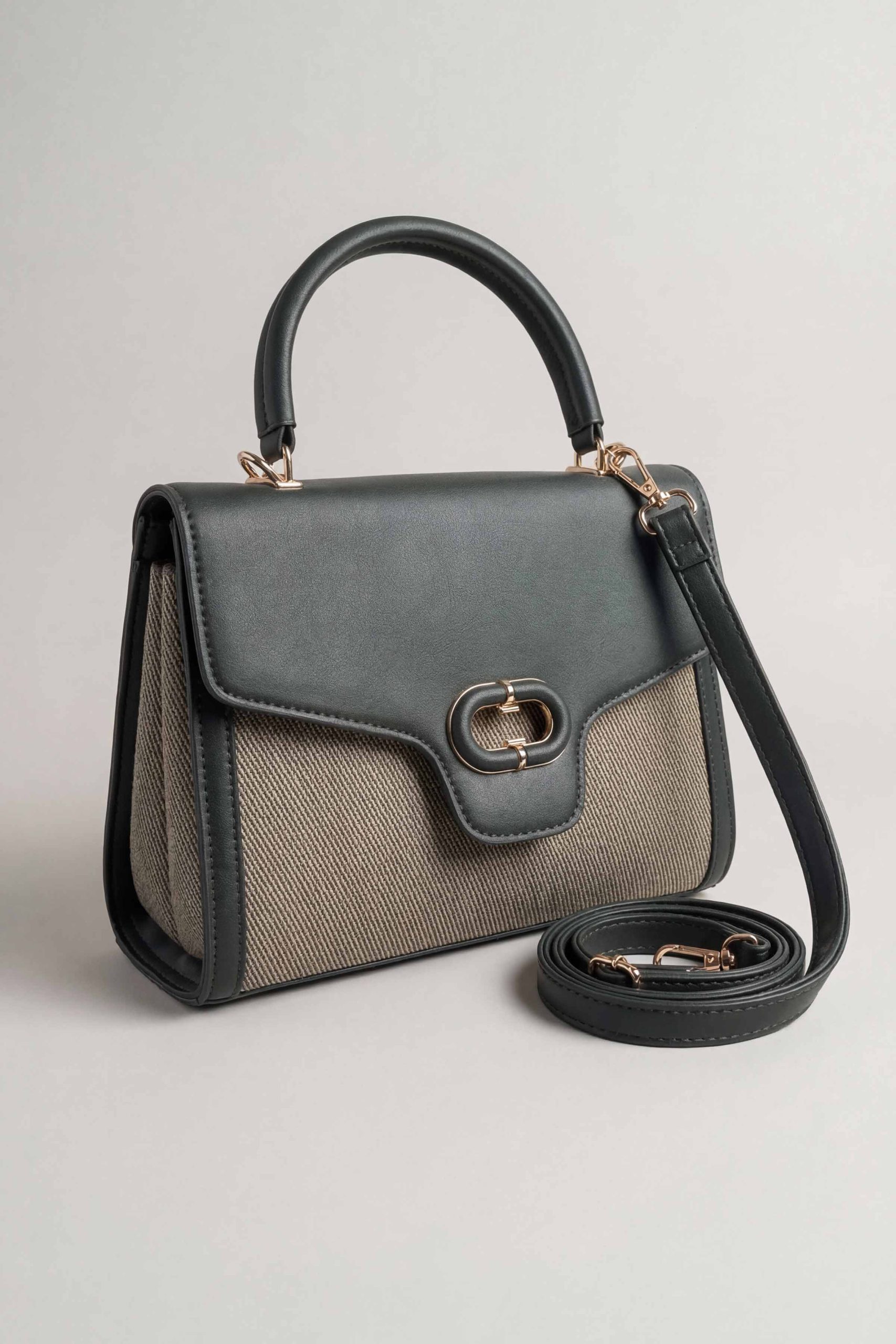Army Green Shoulder Bag-445532104 - Image 3