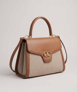 Coffee Shoulder Bag-445532117