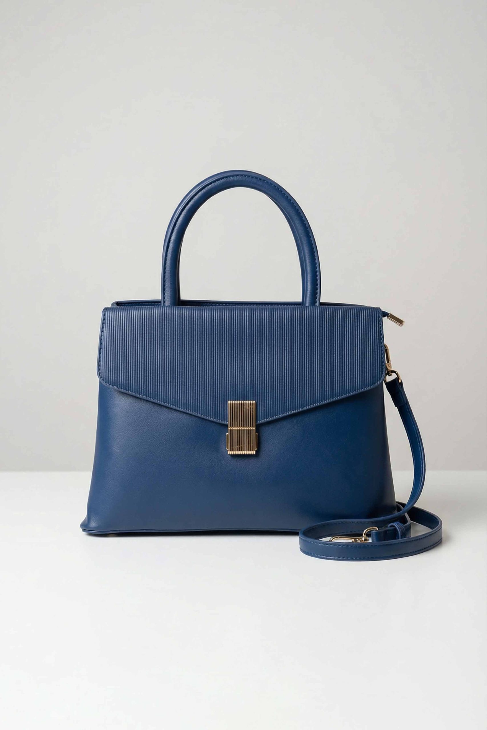 Navy Hand Bag-445682121
