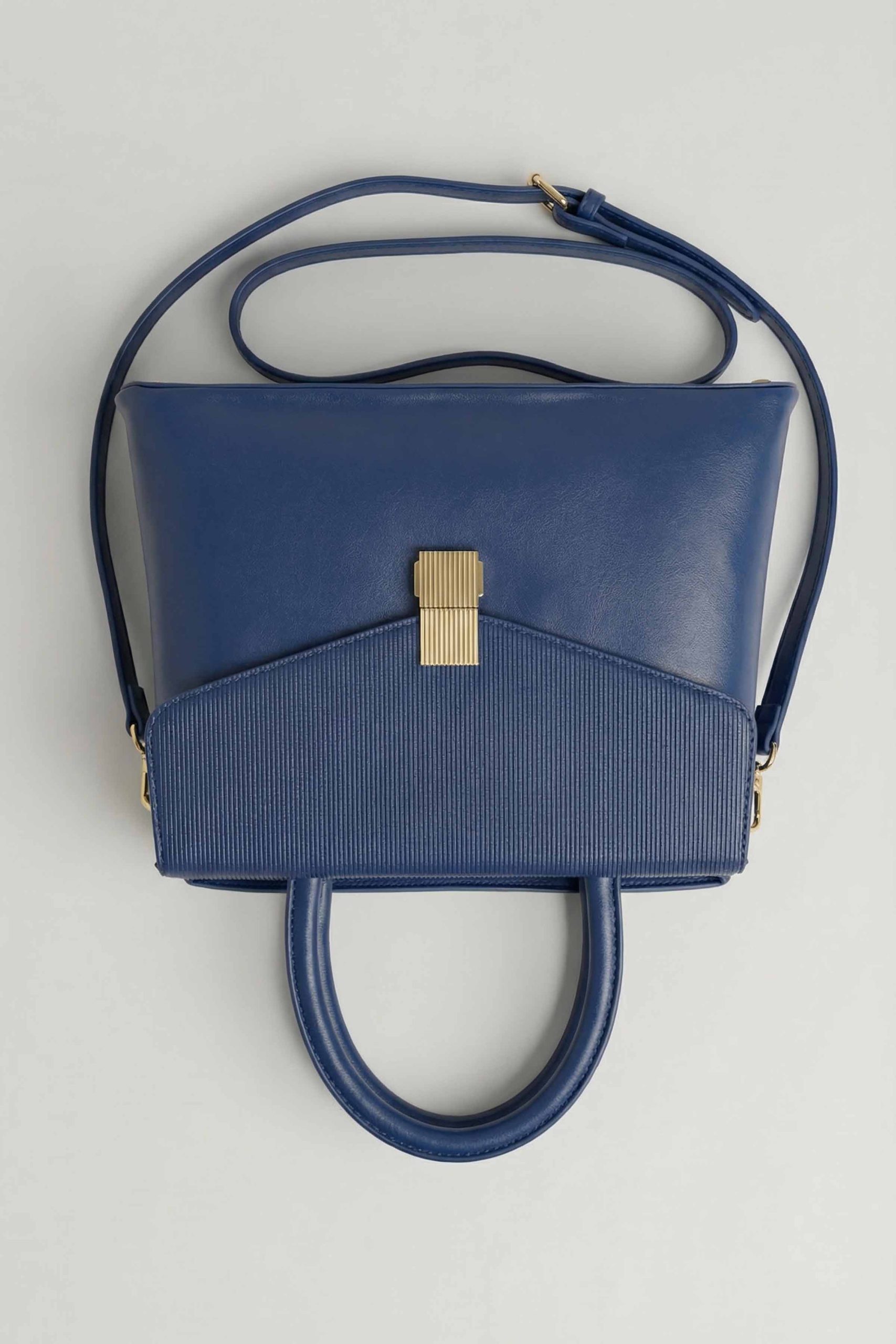 Navy Hand Bag-445682121 - Image 5