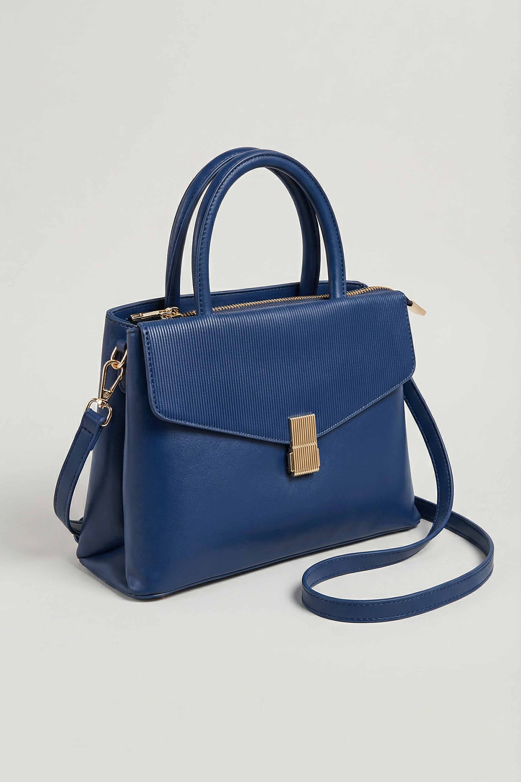 Navy Hand Bag-445682121 - Image 2