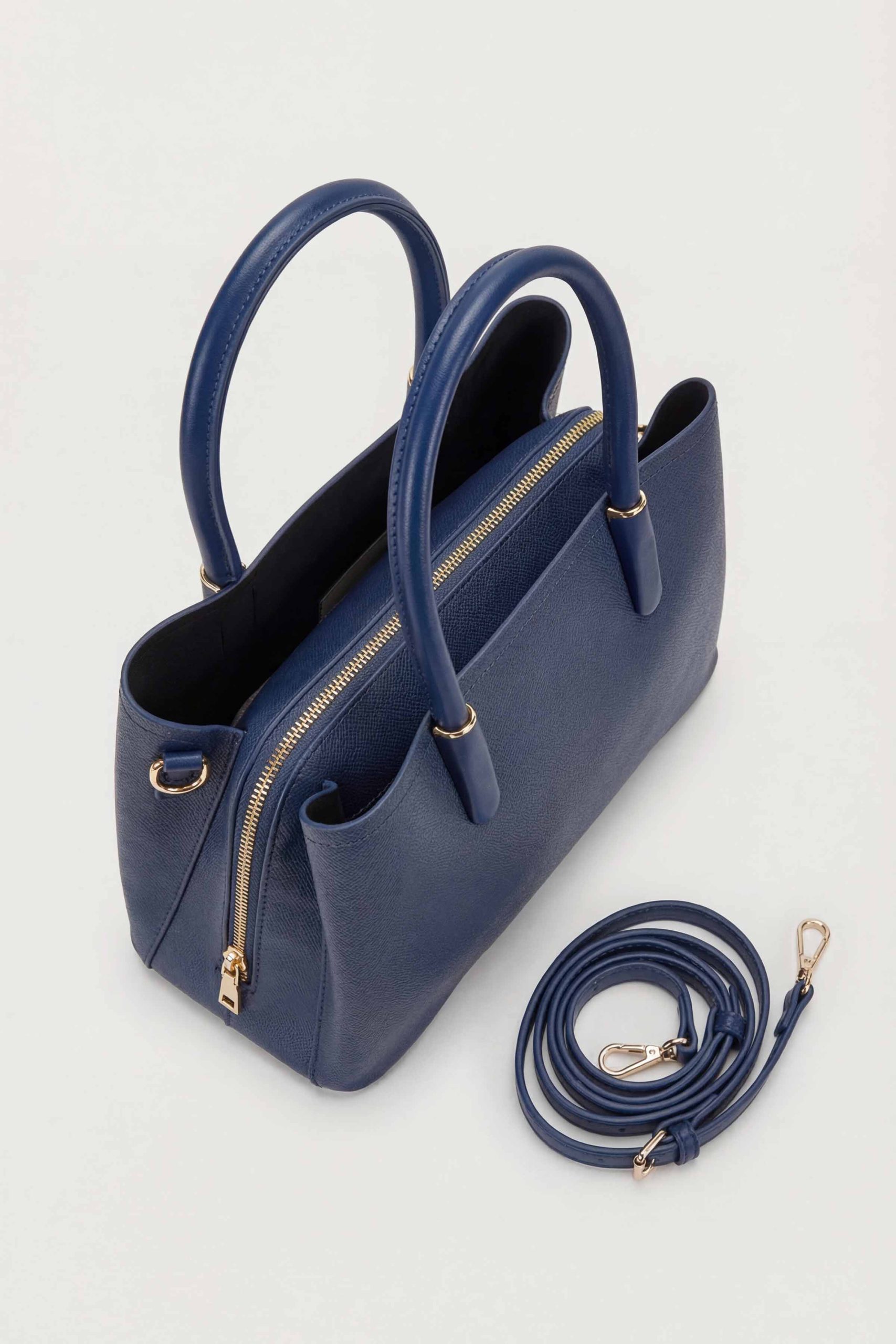 Navy Hand Bag-445702121 - Image 5