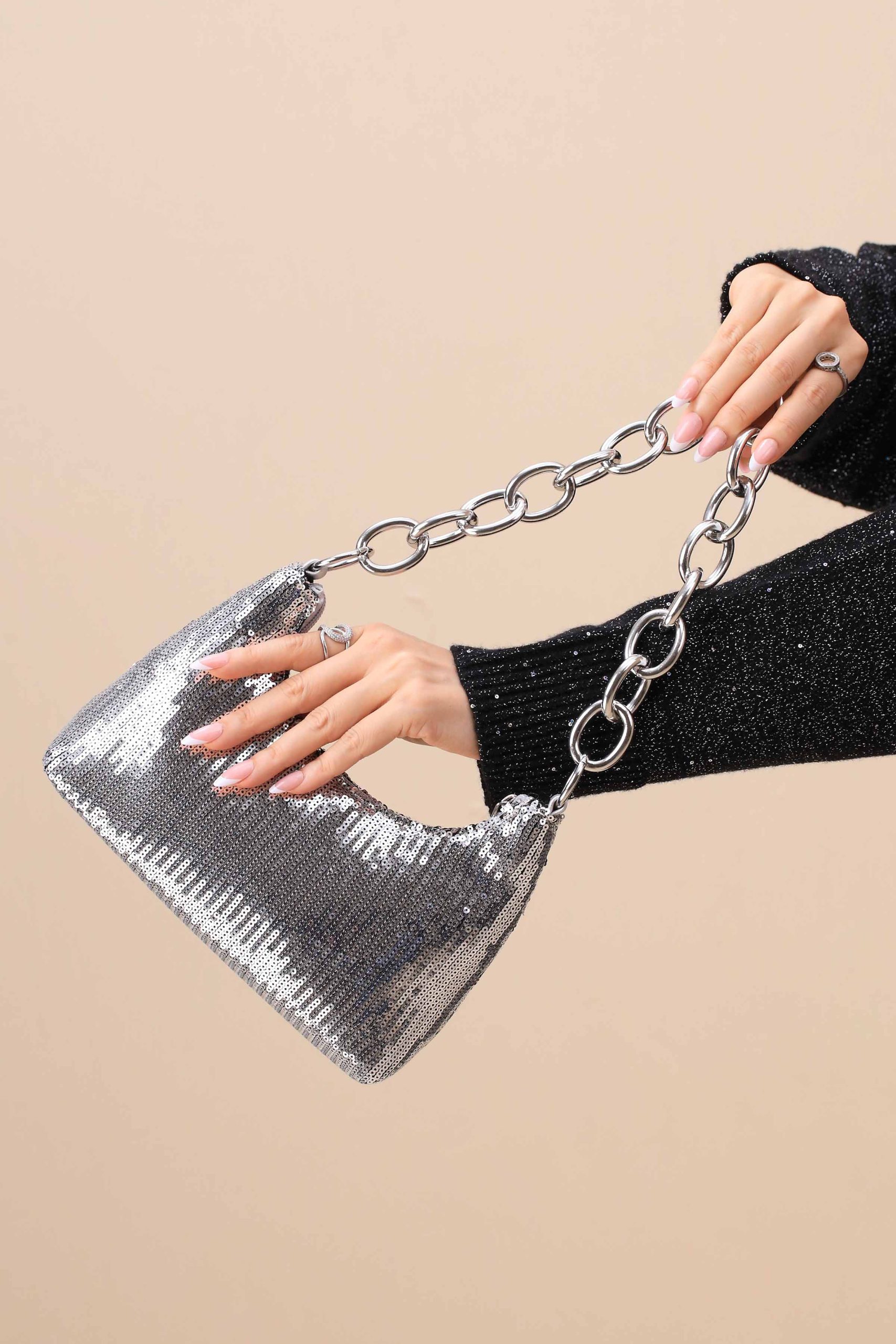 Silver Clutch-445732120 - Image 4